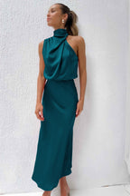 Regal High-Collar Maxi