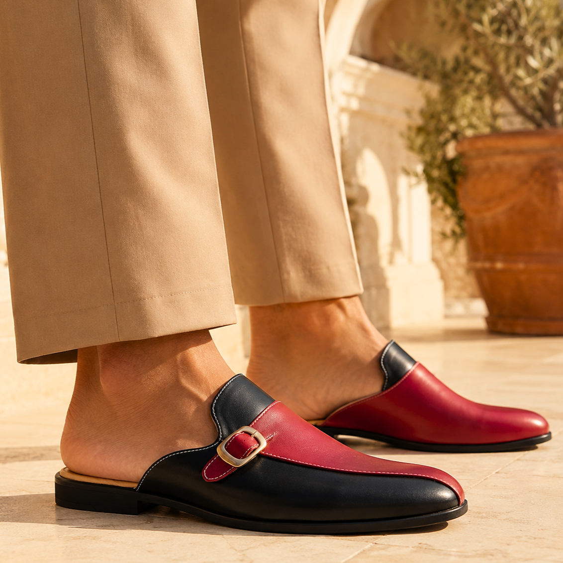 British Leather Slip Ons
