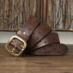 Embossed Casual Jeans Belt