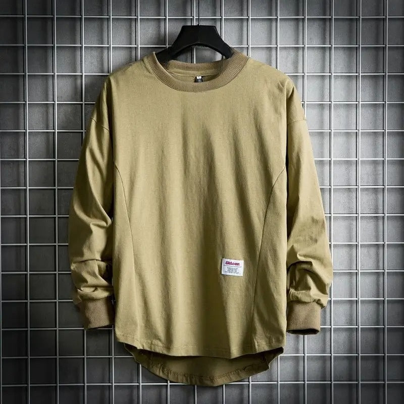Crew Neck Long Sleeve T-Shirt