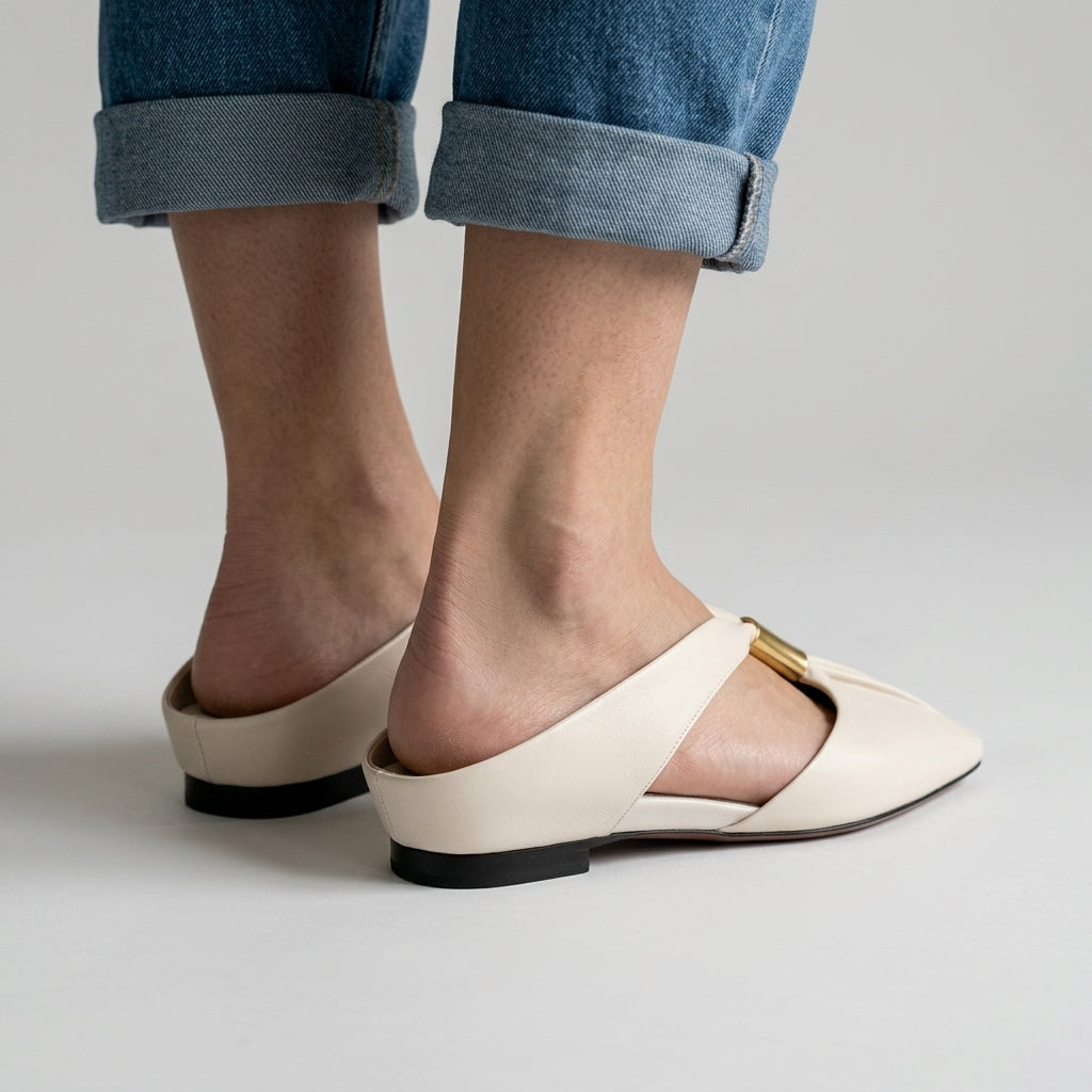 Slip-On Wedge Slippers