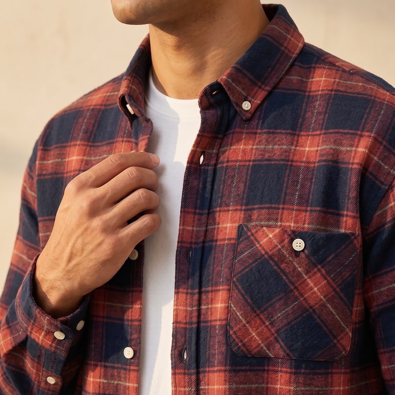 Roman Plaid Shirt