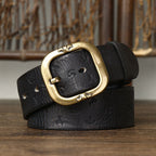 Embossed Casual Jeans Belt