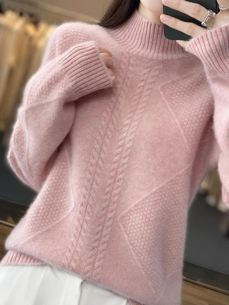 Half Turtleneck Soft Sweater