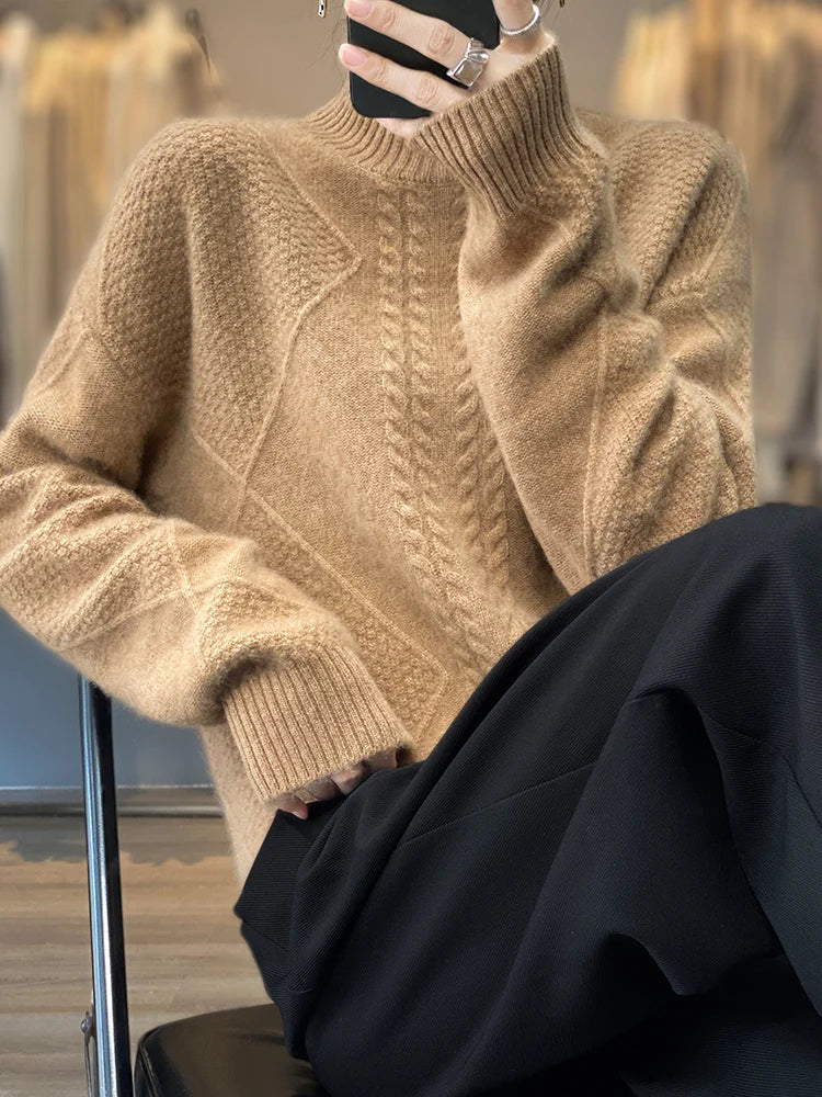 Half Turtleneck Soft Sweater