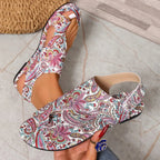 Bohemian Print Women's Flat Sandals