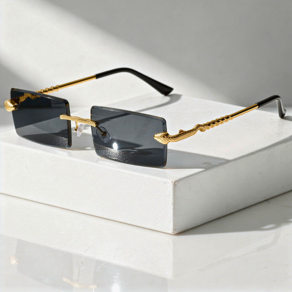 Gradient Lens Metal Eyewear