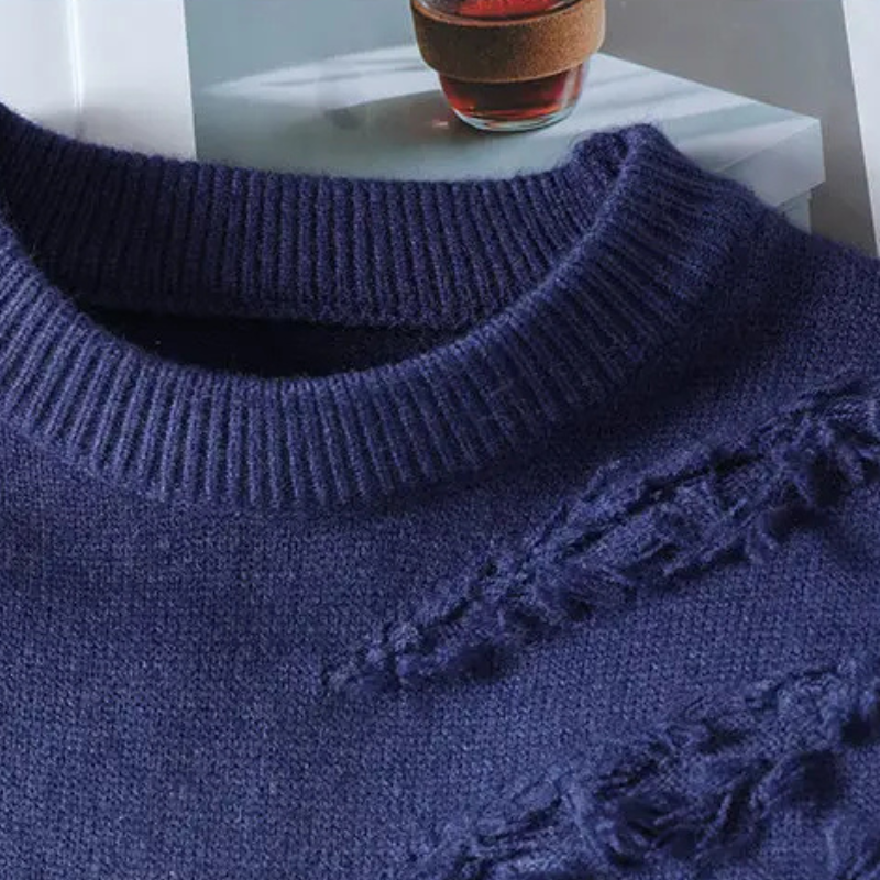 Classic O-Neck Knit Sweater