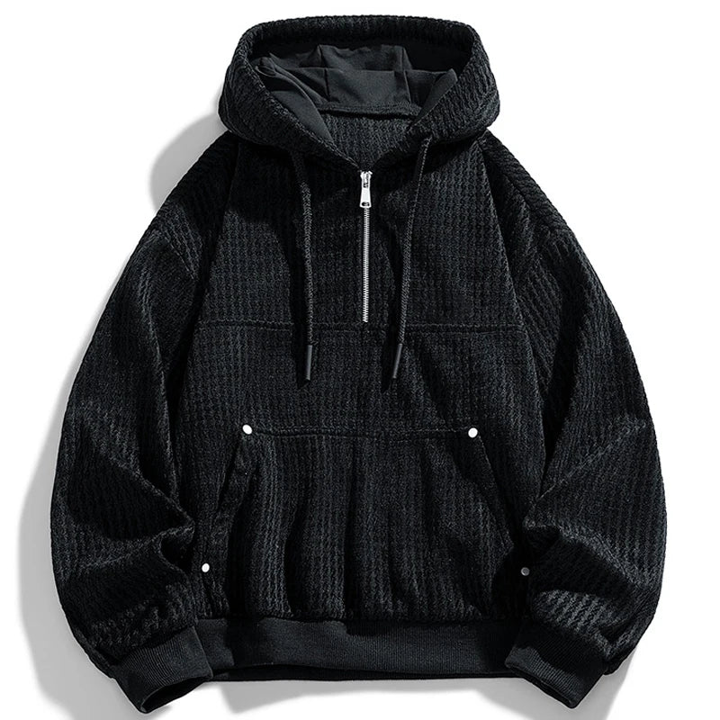 Chenille Half-Zip Hoodie