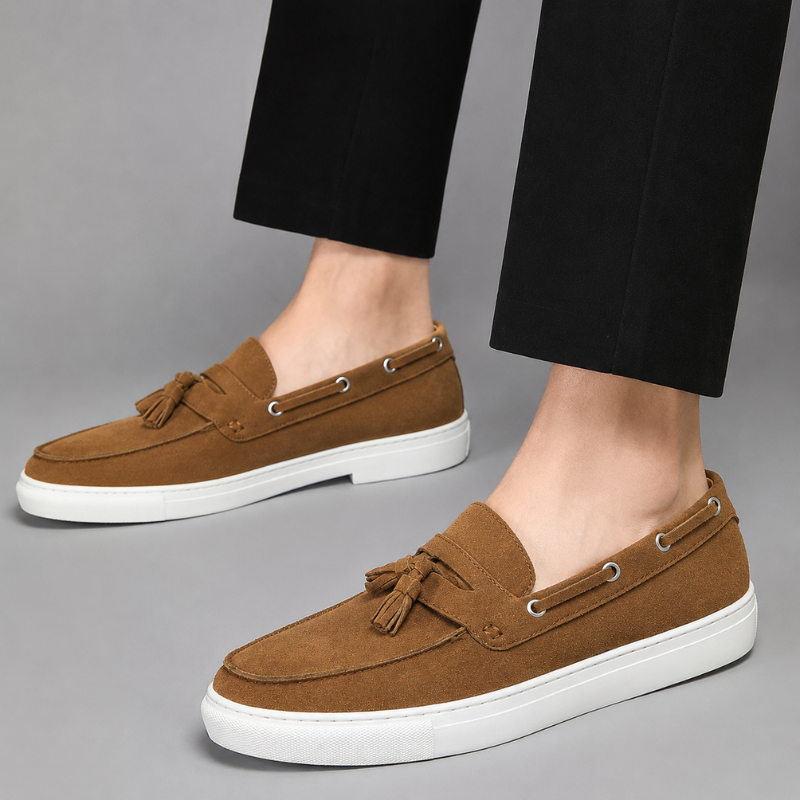 Classic Tassel Suede Loafers