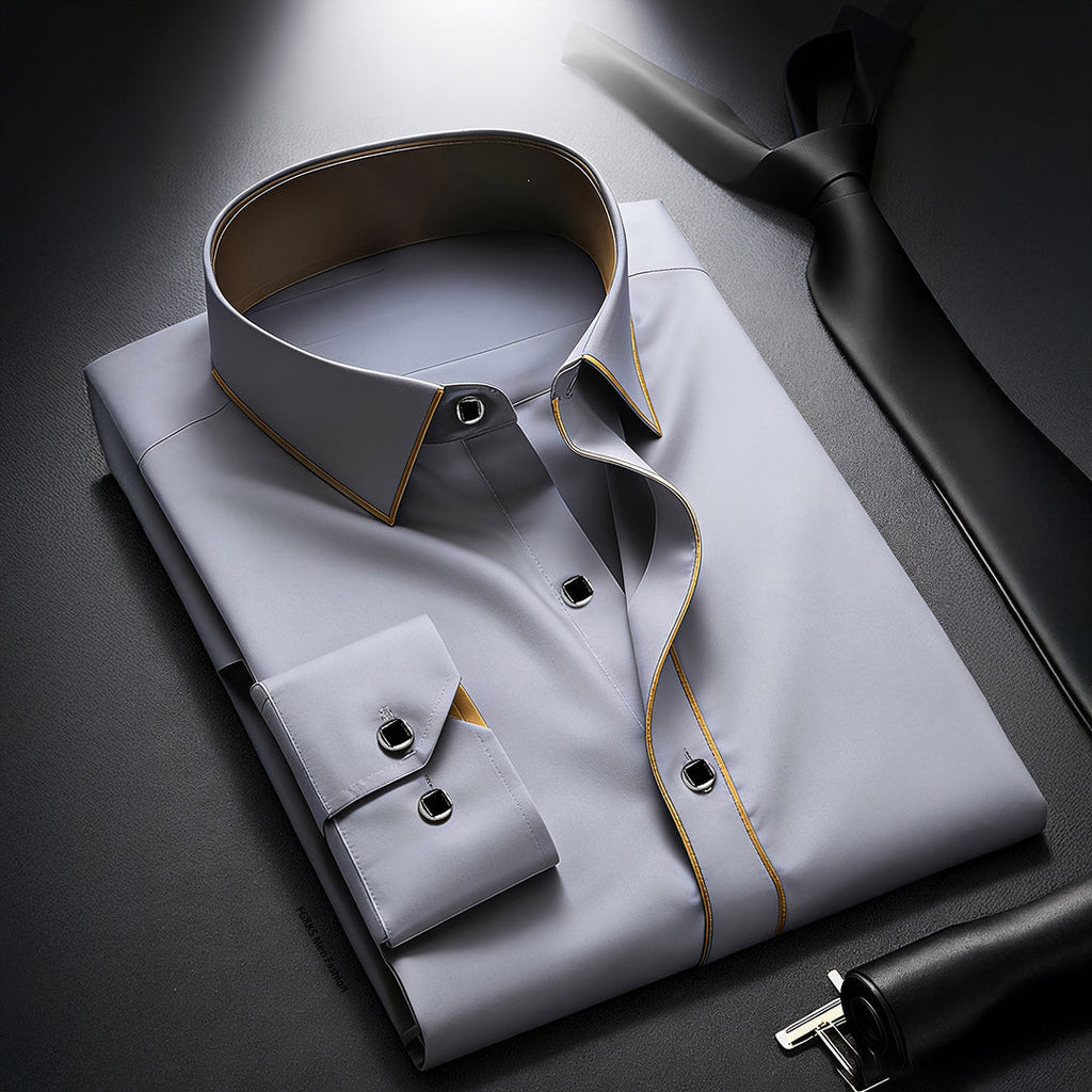 Premium Patchwork Business Shirt