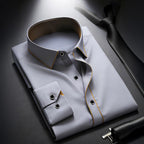 Premium Patchwork Business Shirt