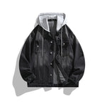 Detachable Hooded Denim Jacket