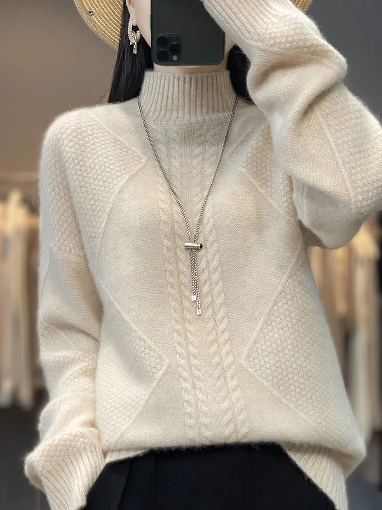 Half Turtleneck Soft Sweater