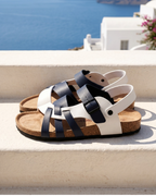 Cork Footbed Slide Sandals