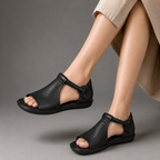 Retro T-Strap Flat Sandals