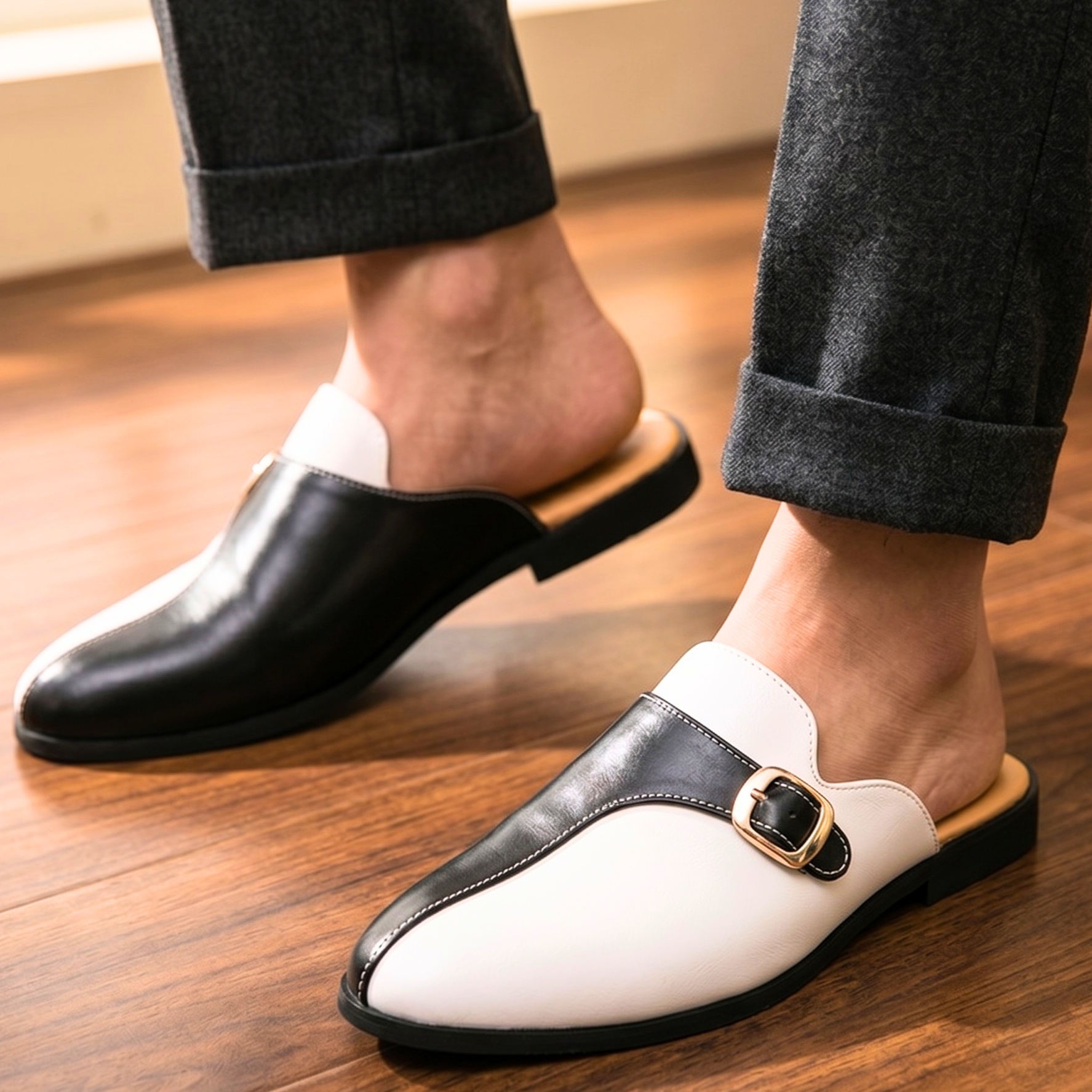 British Leather Slip Ons