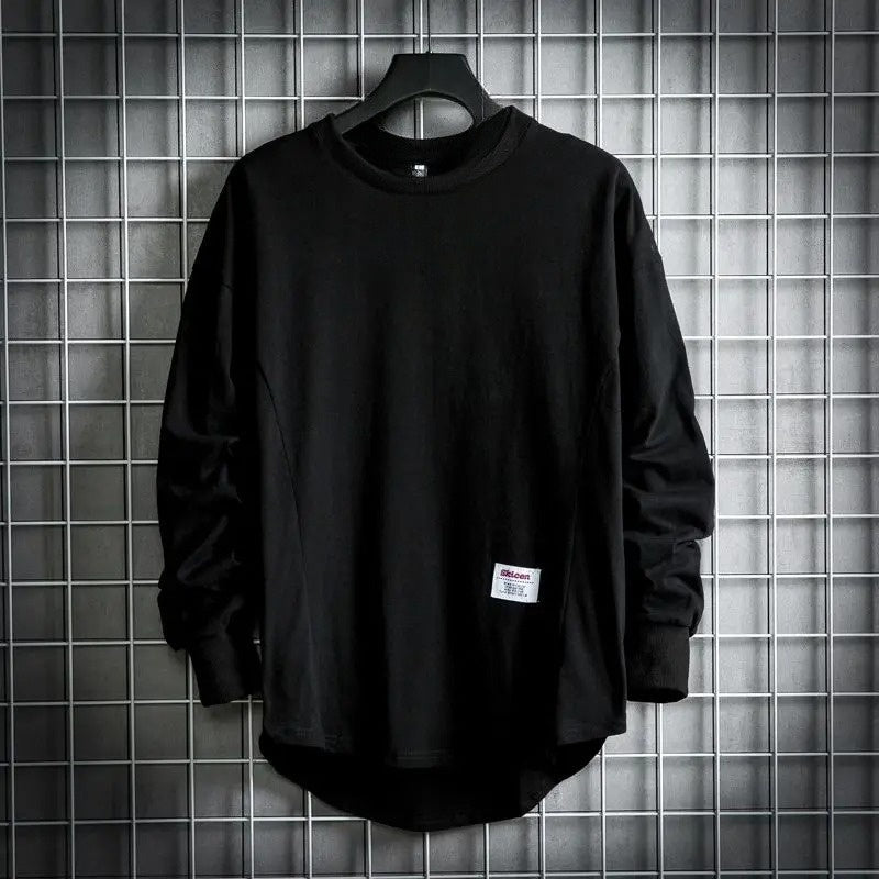 Crew Neck Long Sleeve T-Shirt
