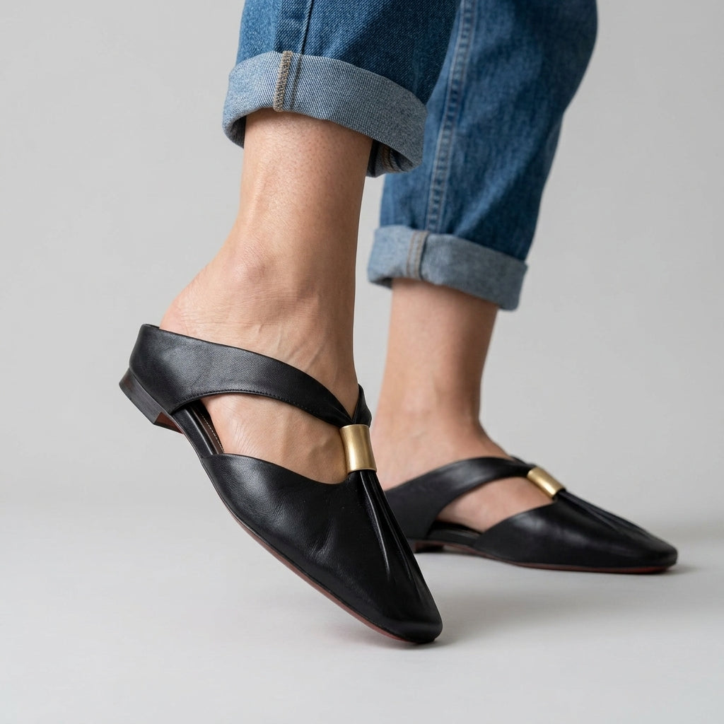 Slip-On Wedge Slippers