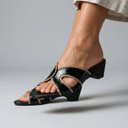 Elegant Open-Toe Slip