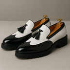 Crocodile Embossed Slip-On Loafers