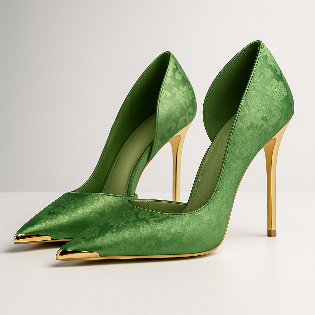 Elegant Satin Stiletto Pumps