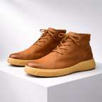 Retro Lace-Up Casual Boots