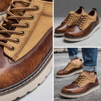 Retro Leather Canvas Shoes