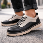 Retro Leather Canvas Shoes