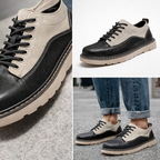 Retro Leather Canvas Shoes