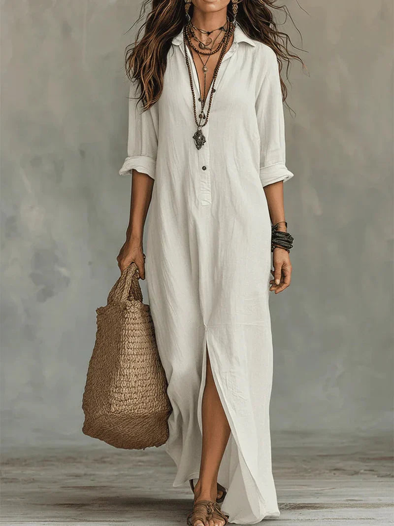 Bohemian Button Down Maxi