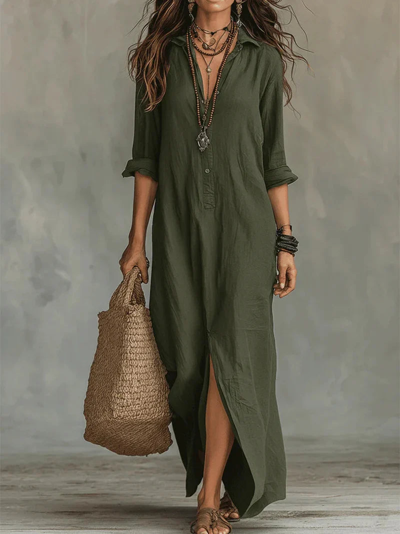 Bohemian Button Down Maxi