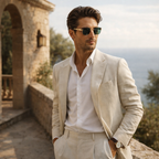 Retro Rimless Mirror Sunglasses