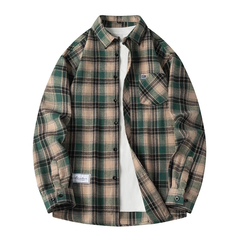 Vintage Plaid Flannel Shirt