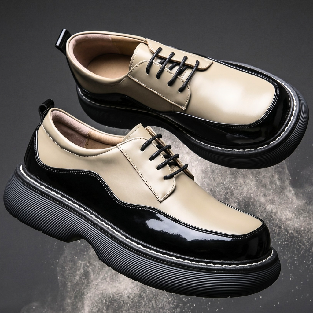 Rivaro Retro Leather Derbies