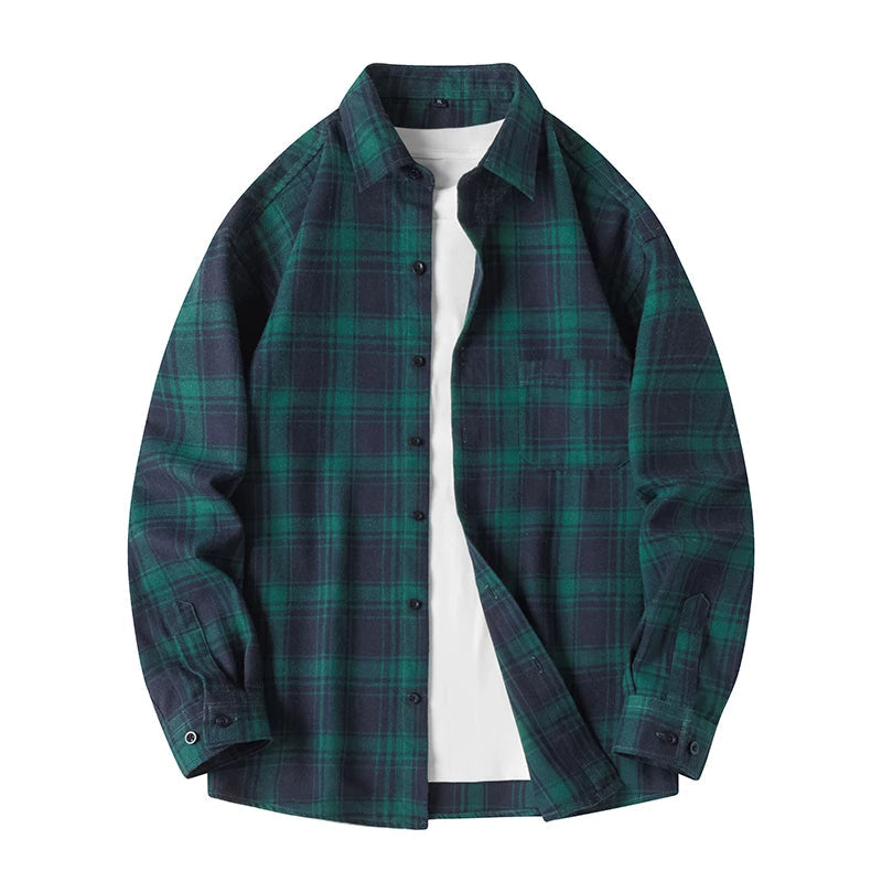 Vintage Plaid Flannel Shirt