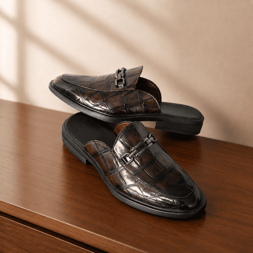 Casual Metal Mules Loafers