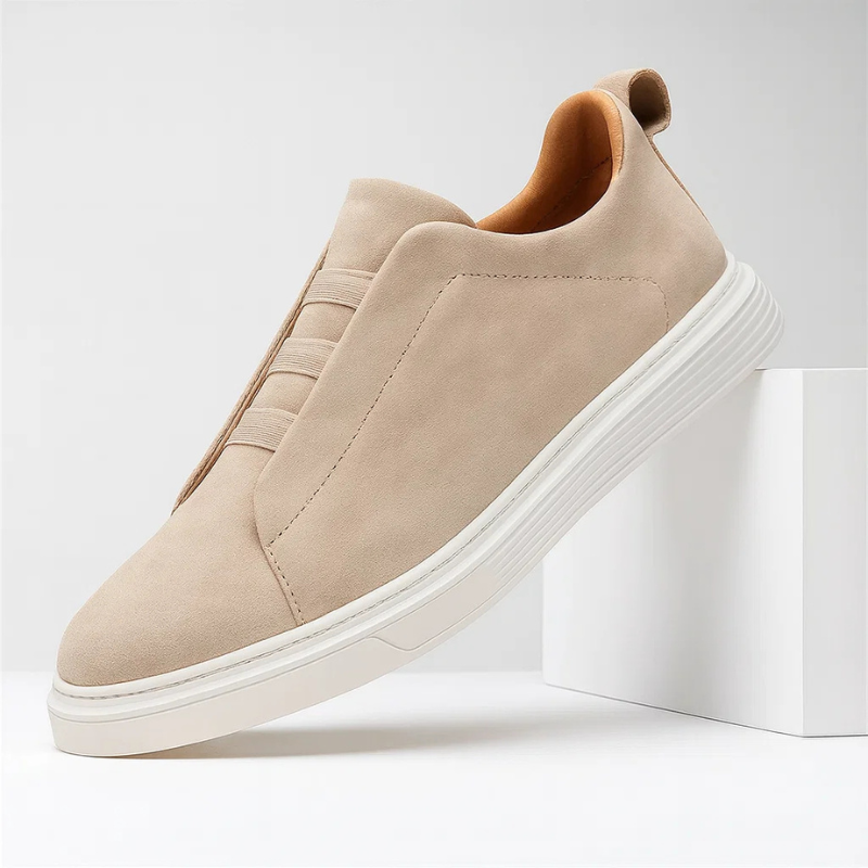 Faux Suede Slip-On Loafers