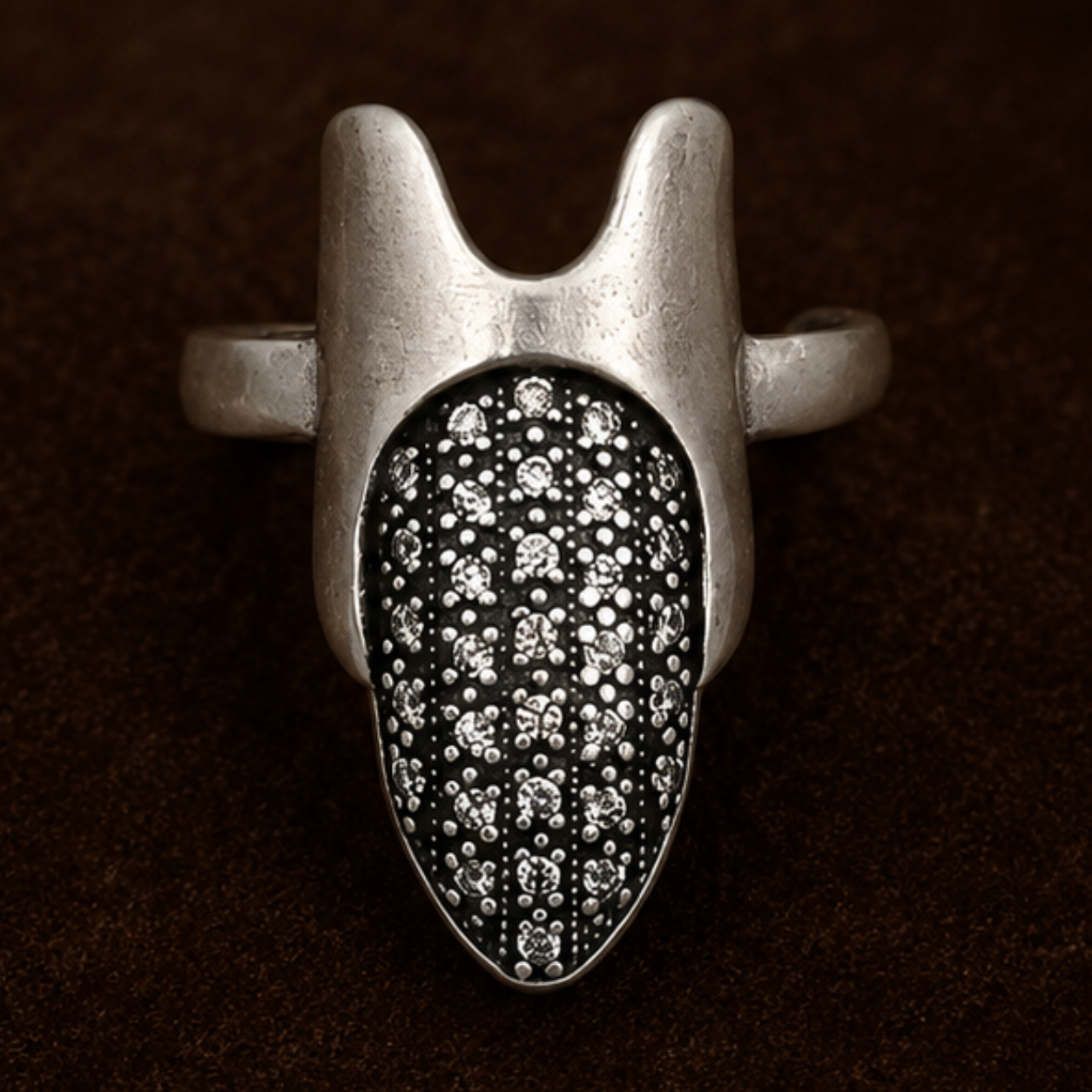Retro Punk Adjustable Nail Ring