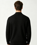 Corduroy Zip-Up Cardigan