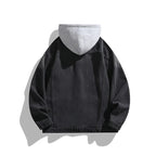 Detachable Hooded Denim Jacket