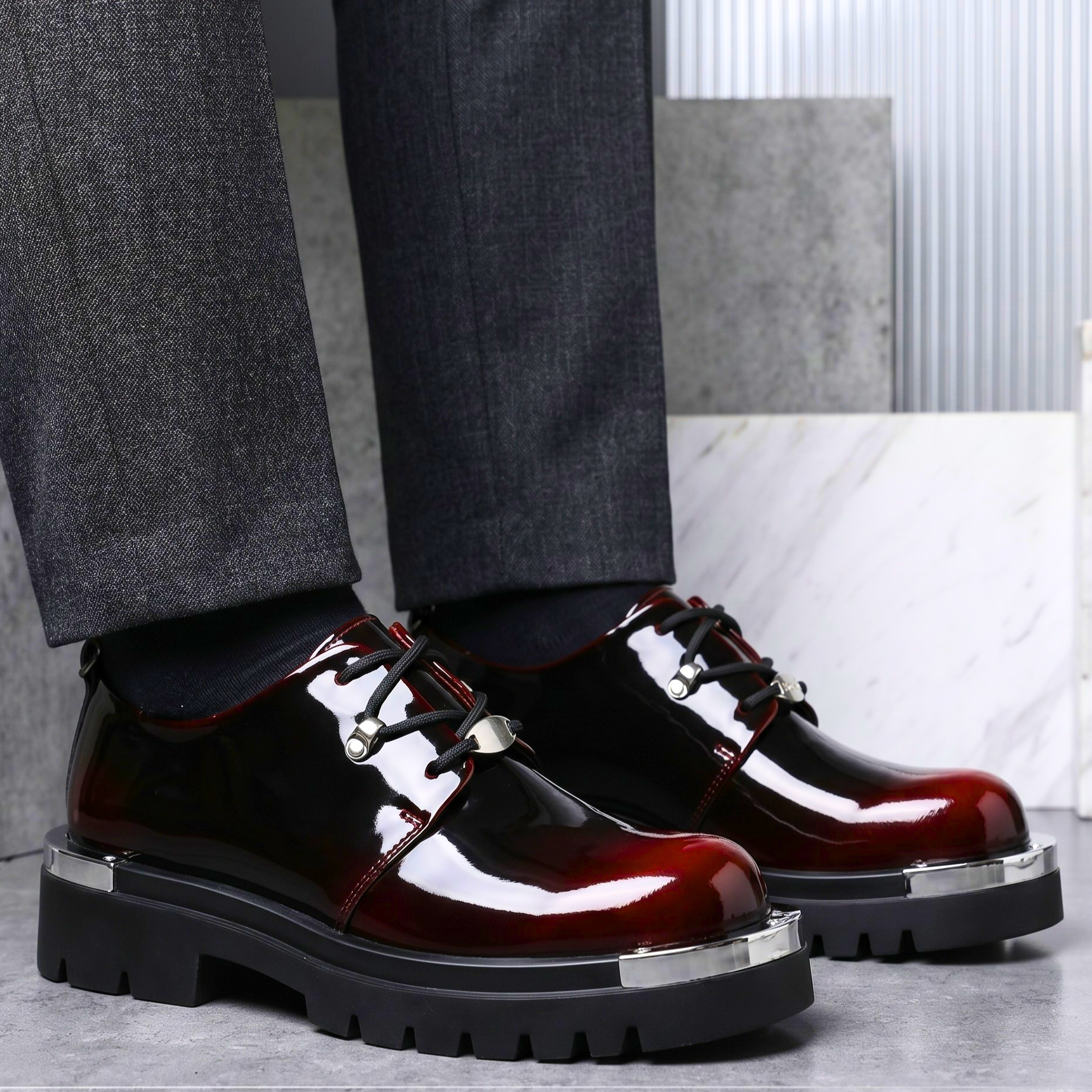 Sterling Carter Leather Derbies