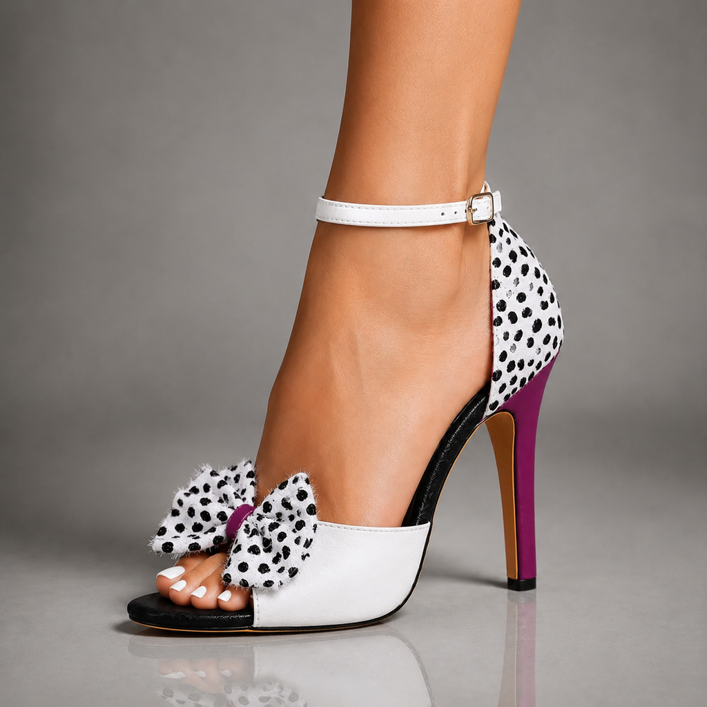 Women's Bow High Heel Sandals