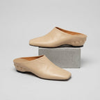 Chunky Mid Heel Slippers