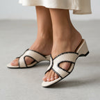 Elegant Open-Toe Slip