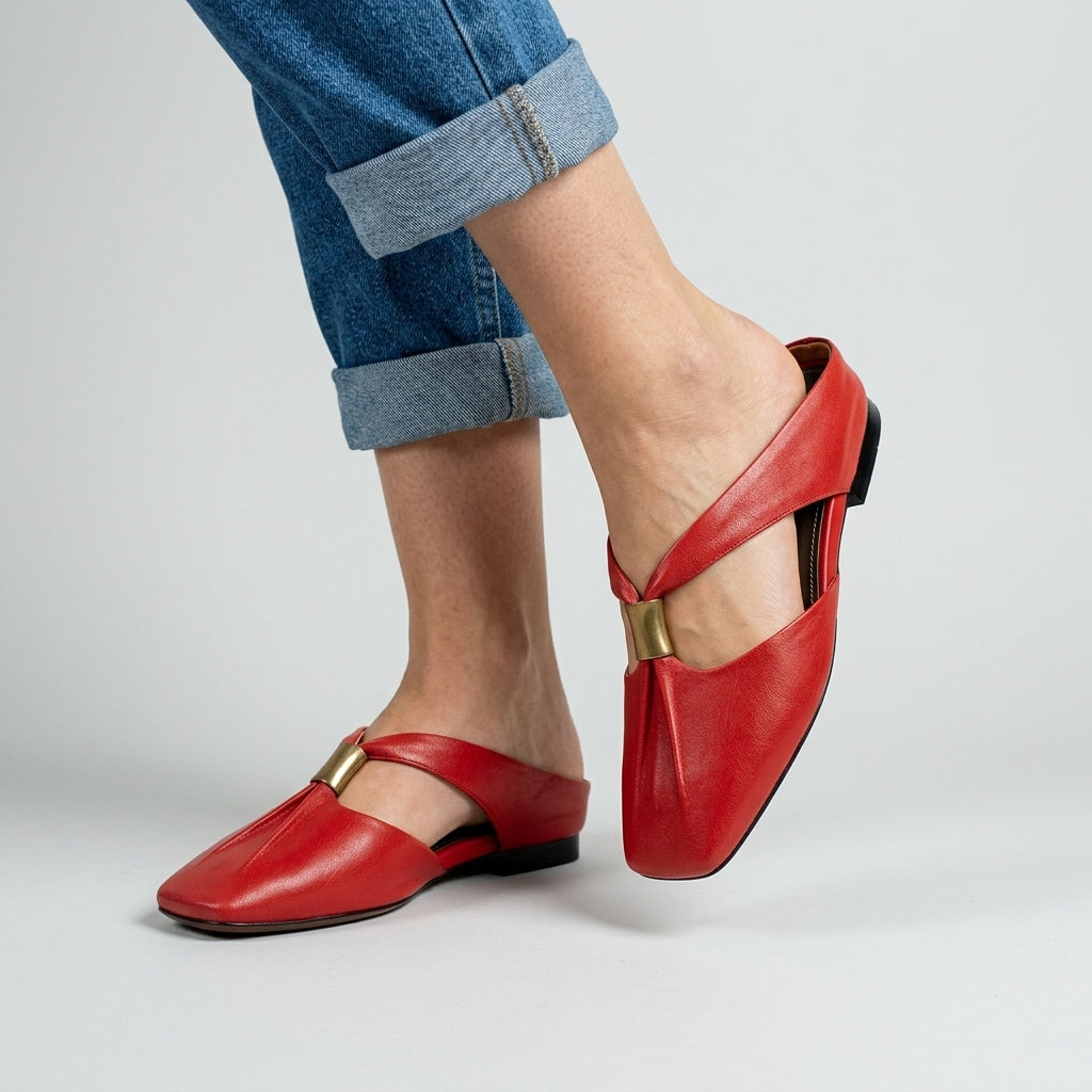 Slip-On Wedge Slippers