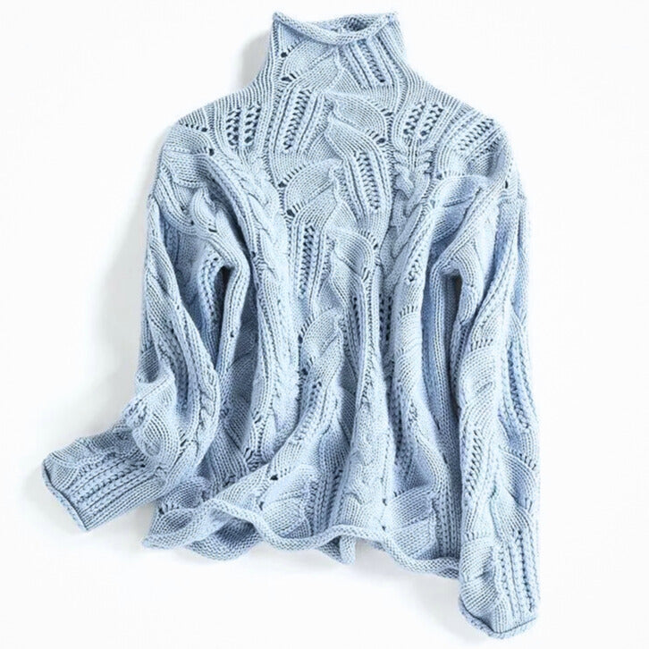 Cashmere-Feel Knit Sweater