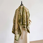 Floral Tasseled Pashmina Shawl