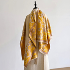 Floral Tasseled Pashmina Shawl