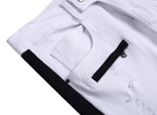 Men’s Patchwork Slim Fit Jeans